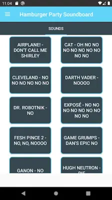 Hamburger Party Soundboard android App screenshot 2